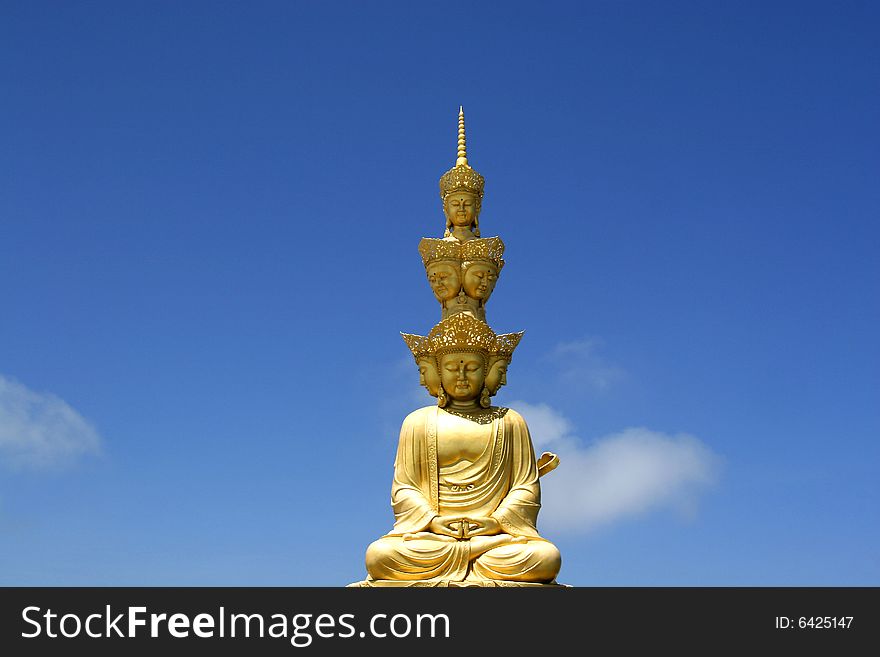 Puxian Buddha Statue