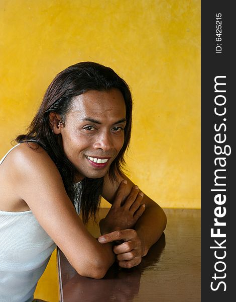 Portrait of a happy man from Thailand. Portrait of a happy man from Thailand.