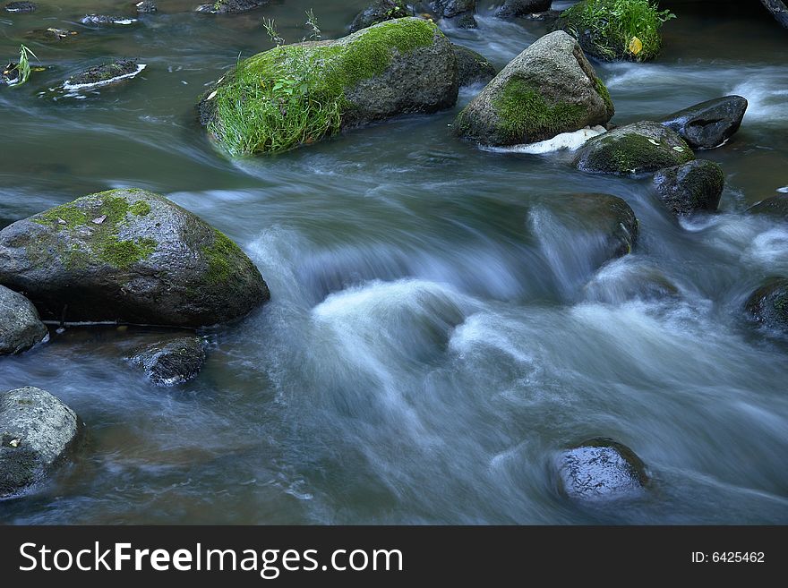 Duksta River in Lithuania, Europe. Duksta River in Lithuania, Europe