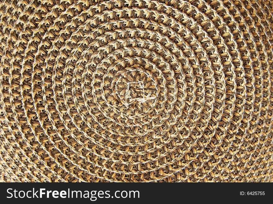 Straw hat (detail) - can be used as background