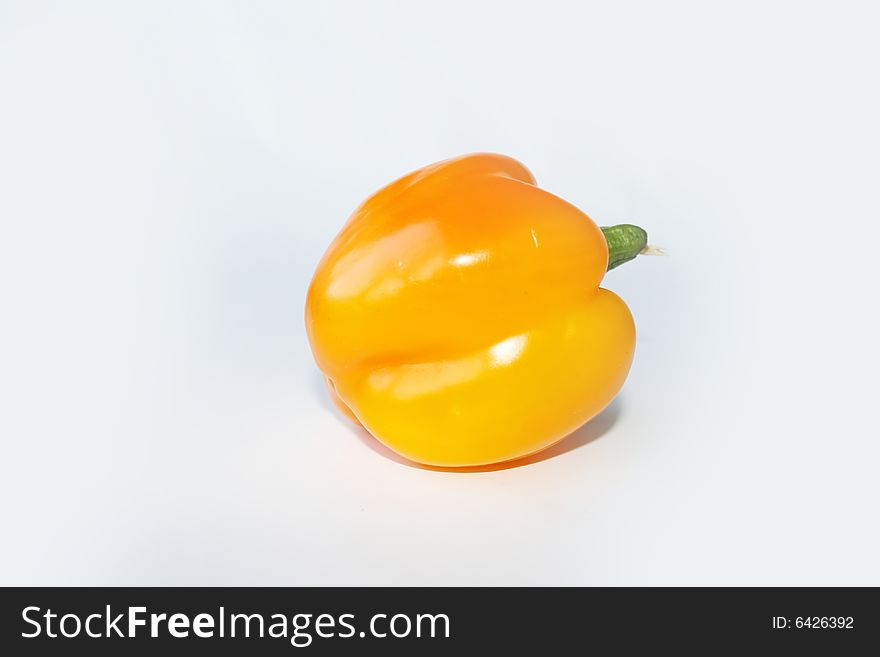 Pepper isolated over white background