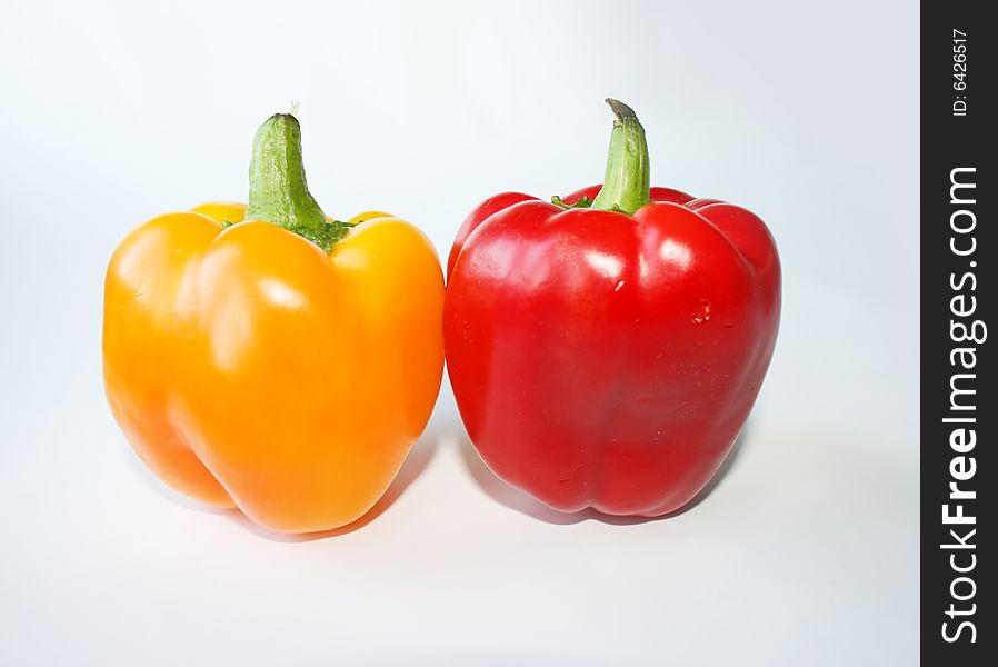 Pepper isolated over white background