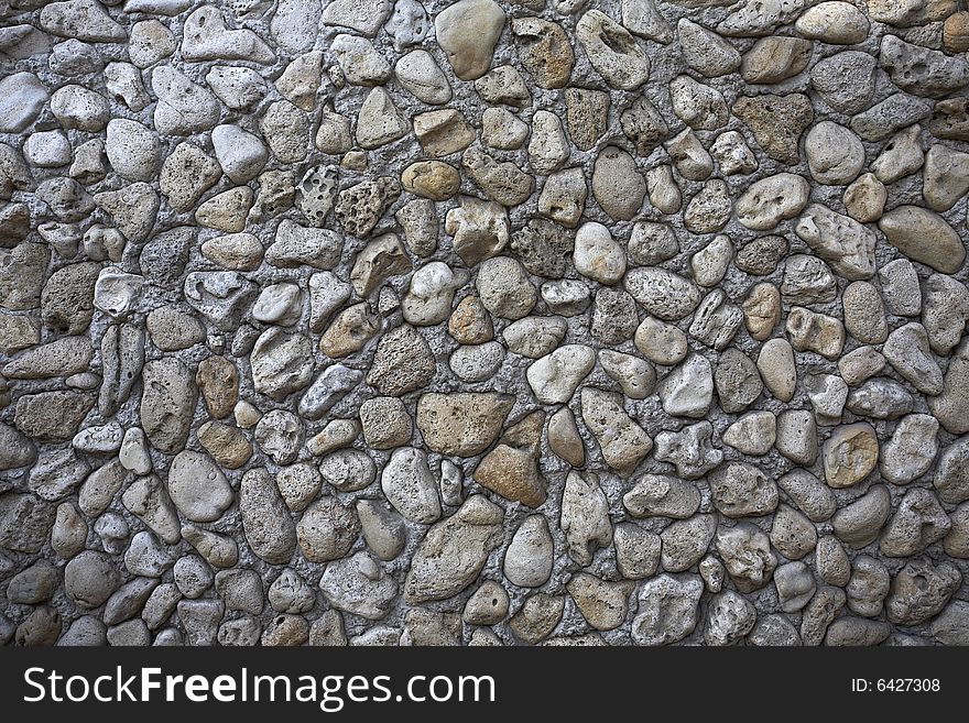 Pattern wall made of stone. Pattern wall made of stone