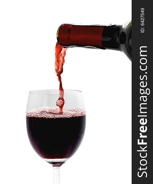A simple glass of red wine