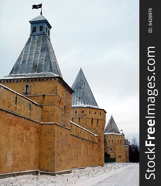 Pushkin town (Tzarskoe Selo), Leningradskaya oblast, Russia. Pushkin town (Tzarskoe Selo), Leningradskaya oblast, Russia