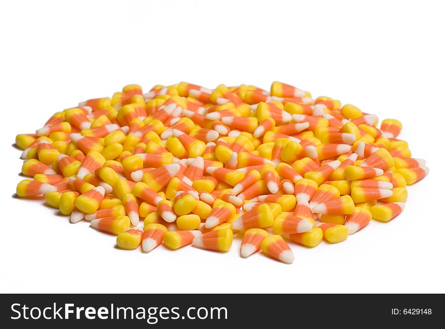 Candy Corn on White