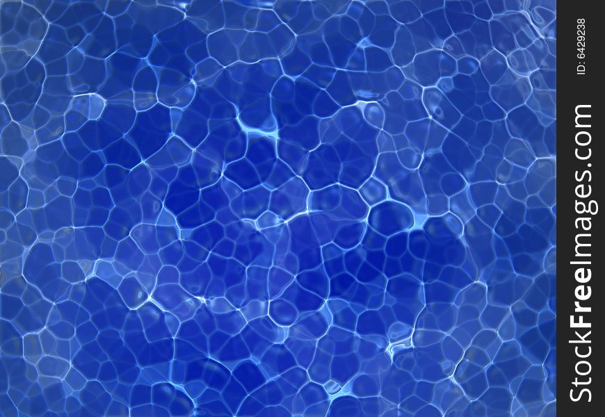 Blue Distorted Organic Texture