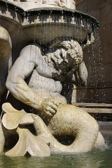 Architectural Detail Of Fountain. Vienna, Austria Stock Image Architectural Detail Of Fountain. Vienna, Austria Stock Image