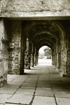 Walk Way In Quli Qutb Shahi Tombs Royalty Free Stock Images Walk Way In Quli Qutb Shahi Tombs Royalty Free Stock Images