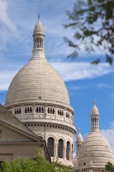 Basilica Sacré-Coeur Of Paris Royalty Free Stock Images Basilica Sacré-Coeur Of Paris Royalty Free Stock Images
