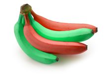 Christmas Bananas Royalty Free Stock Photo Christmas Bananas Royalty Free Stock Photo