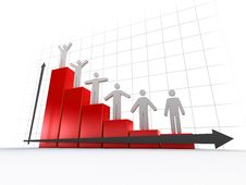 3d Diagram Royalty Free Stock Photos