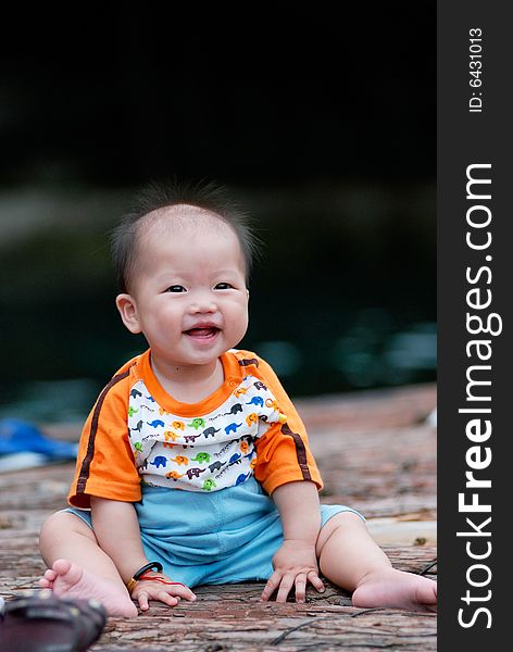 Chinese Baby Smiling