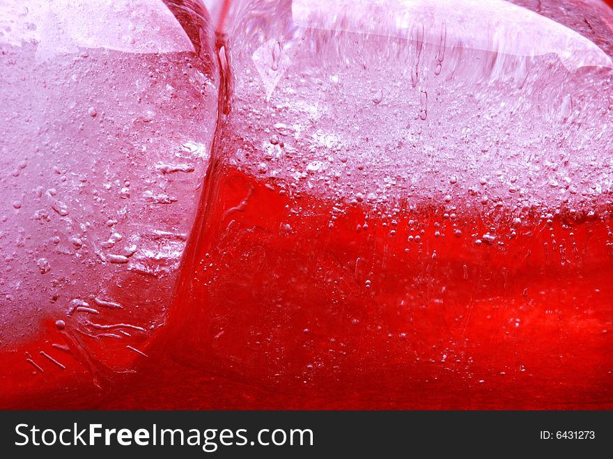 Red Ice Cubes