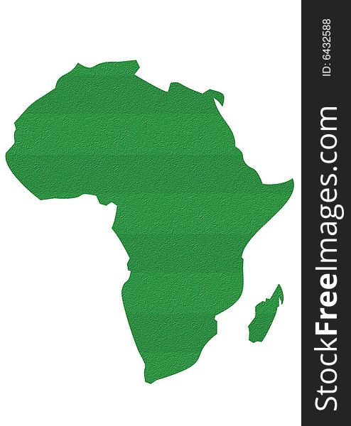 Africa Soccer. Abstract raster illustration with grass texture.