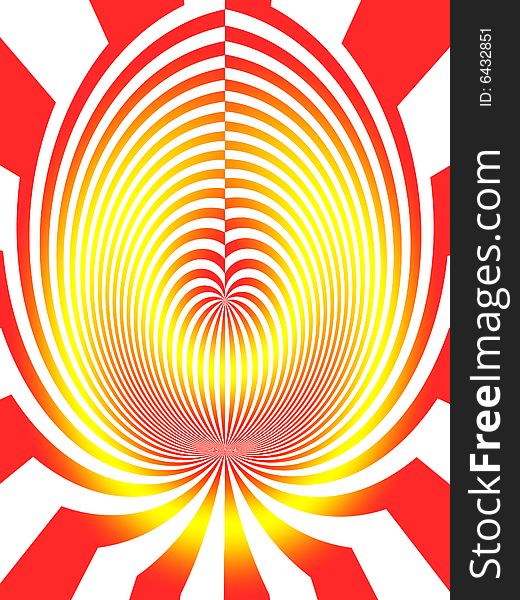 Abstract Red Yellow Background