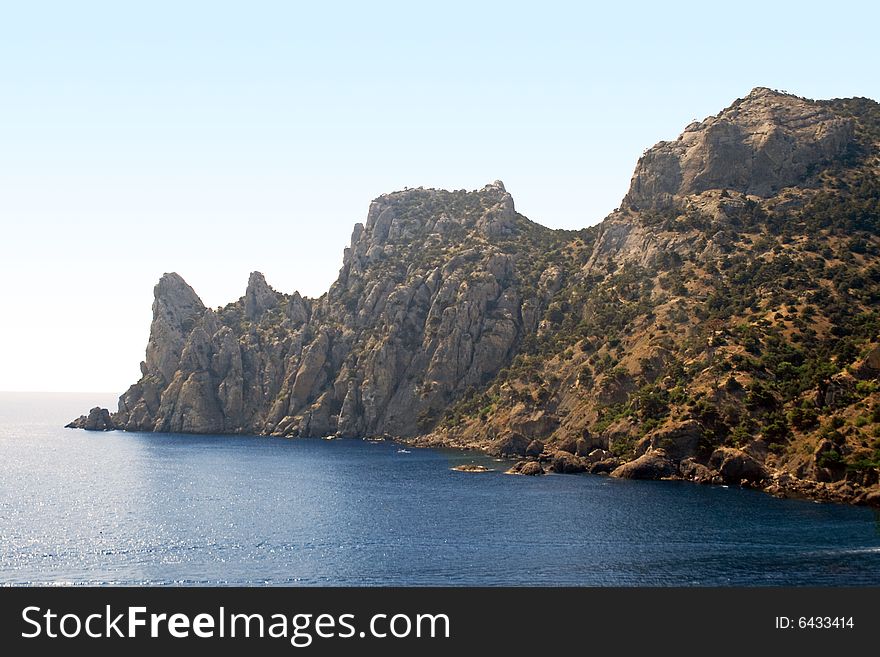 Mountains, sea, sky. Ukraine. Southern coast of Crimea. 2