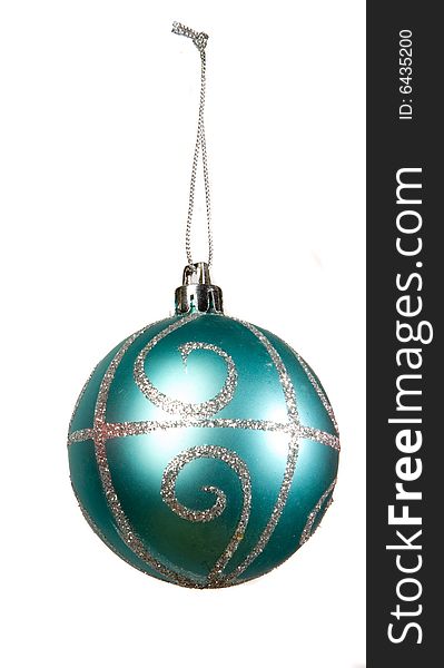 Blue Christmas Ball