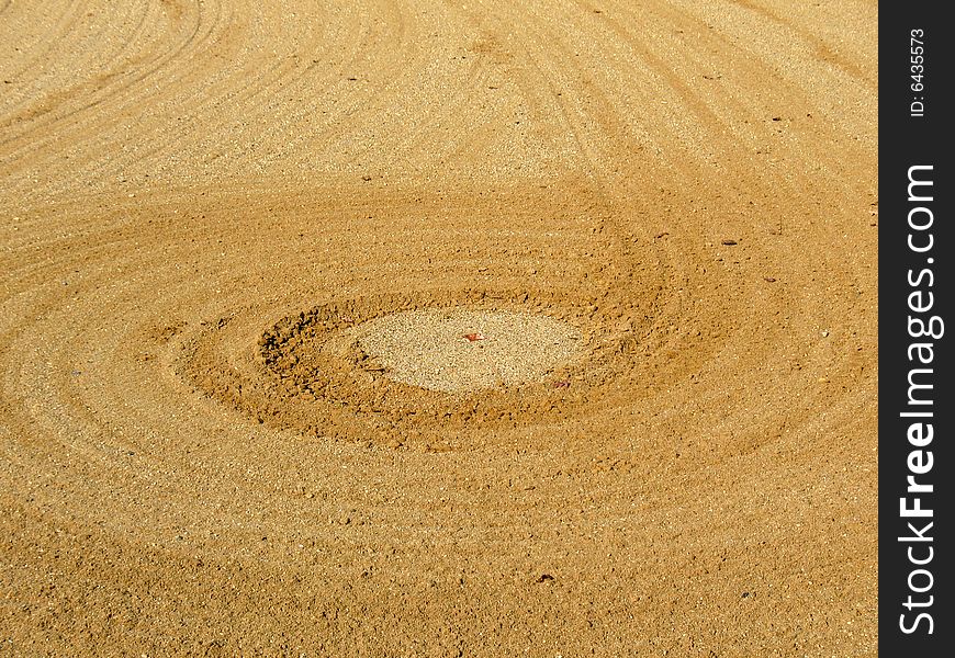 Sand pattern as s background