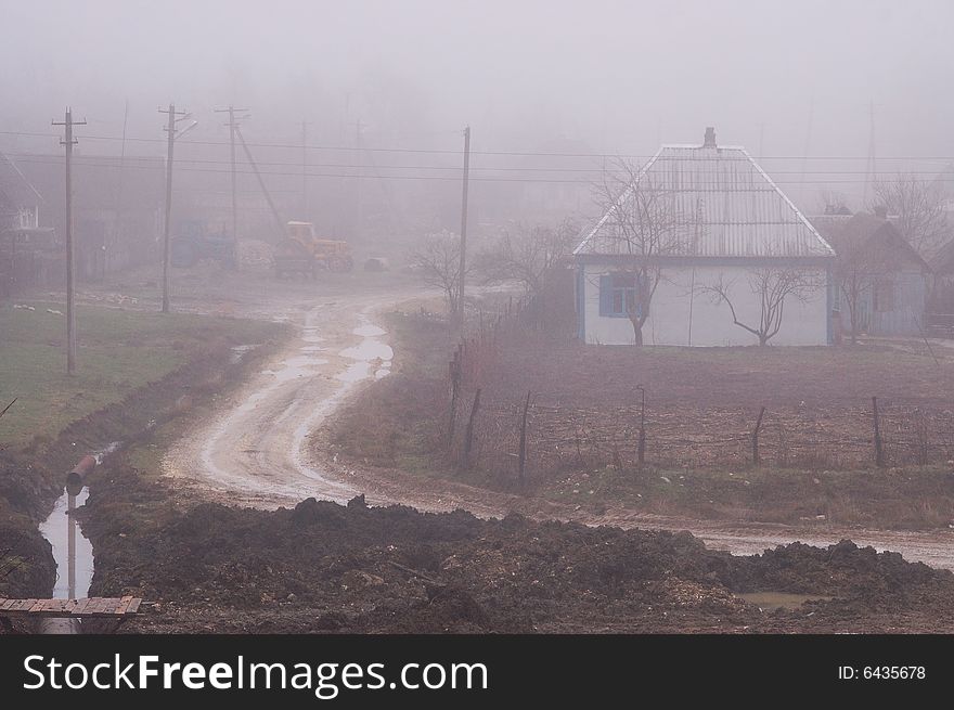 Misty Morning.