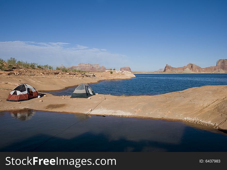 Camping At The Lake