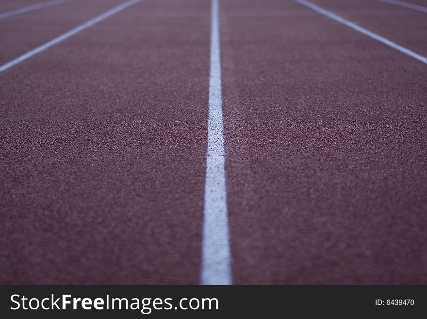 Athletic Stadium Running Track