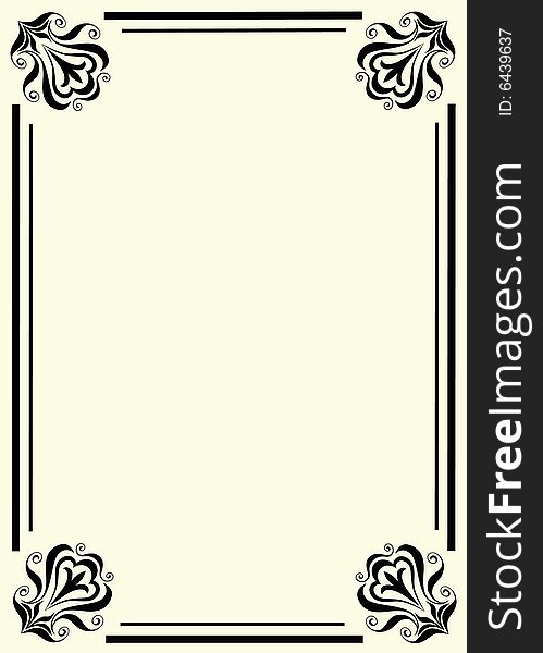 Vector drawing designs for wallpaper. easily edited color pattern and background