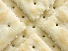 Salted Crackers Cross Pattern Royalty Free Stock Image