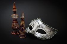 Venetian Glass And Mask Stock Photography Venetian Glass And Mask Stock Photography