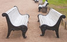 Two Benches Stock Photo