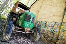 Old Tractor Royalty Free Stock Image Old Tractor Royalty Free Stock Image