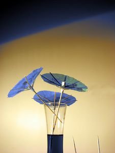 Umbrellas In Drink Royalty Free Stock Images Umbrellas In Drink Royalty Free Stock Images