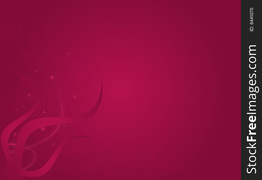 Graphic illustration of abstract lines and swirls with sparkles against a gradient background. Graphic illustration of abstract lines and swirls with sparkles against a gradient background.