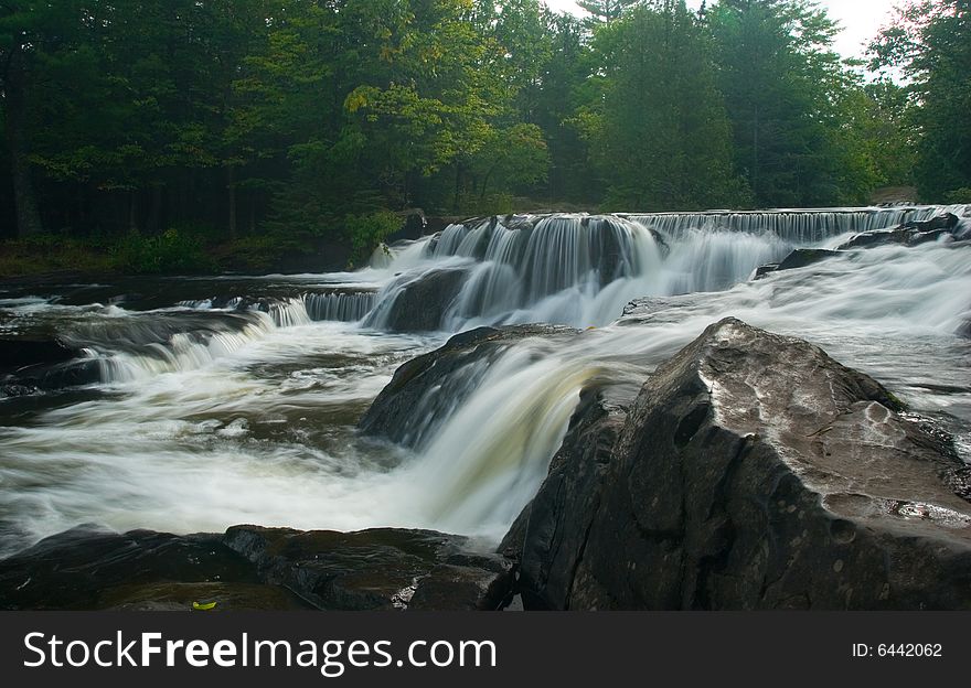 Bond Falls, located in Michigan's scenic Upper Peninsula