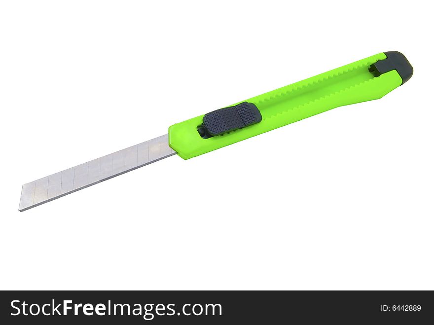 Paper Knife (Fully Open) - Isolated on a white background