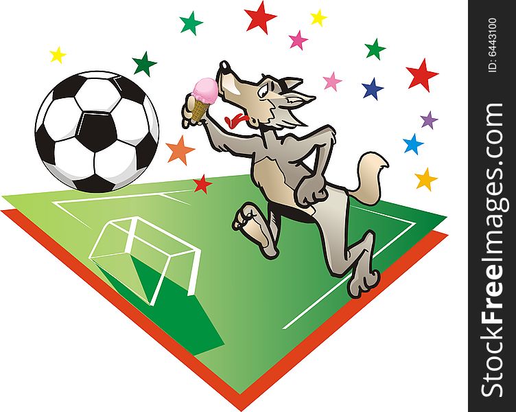 Clipart running wolf on football field. Clipart running wolf on football field.