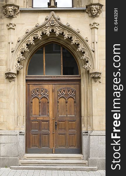 Old door in the German Town