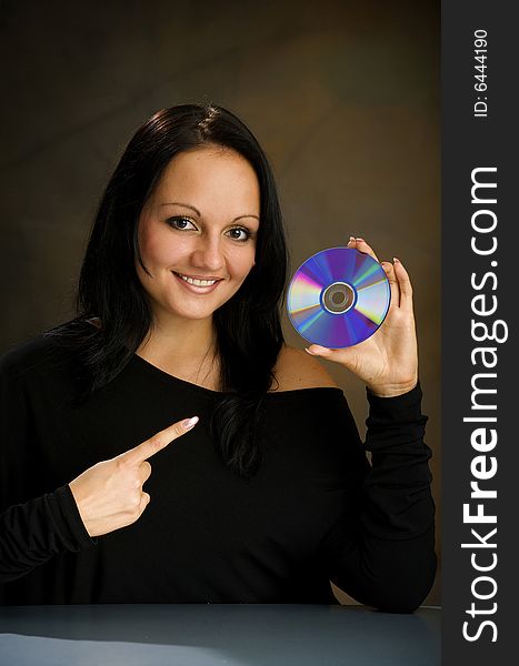 Girl With DVD