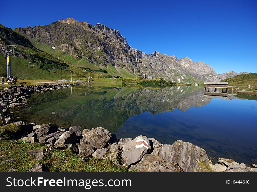 Tarn In Swiss Alps