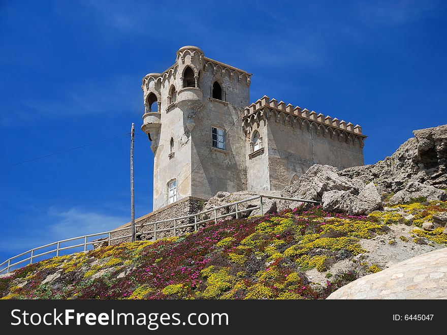 Ancient Building Of Windy Tarifa, Bottom View