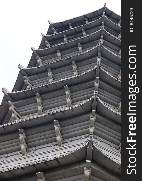 Stone pagoda of Qing dynasty, shenzhen, china