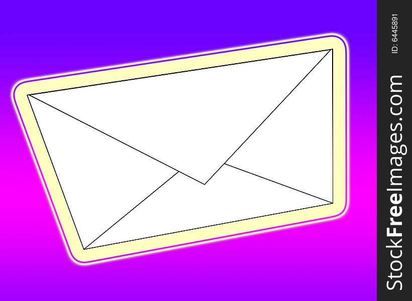 A envelope or letter that would be good for communication concepts.