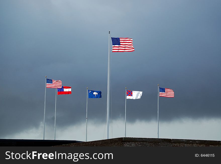 Storm at Fort Sumter