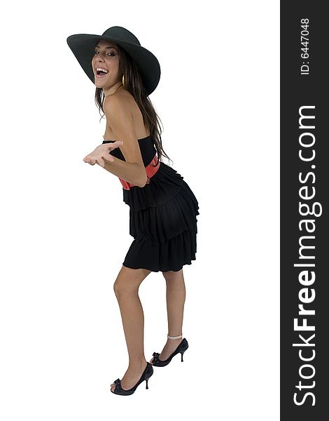 Standing Model With Hat