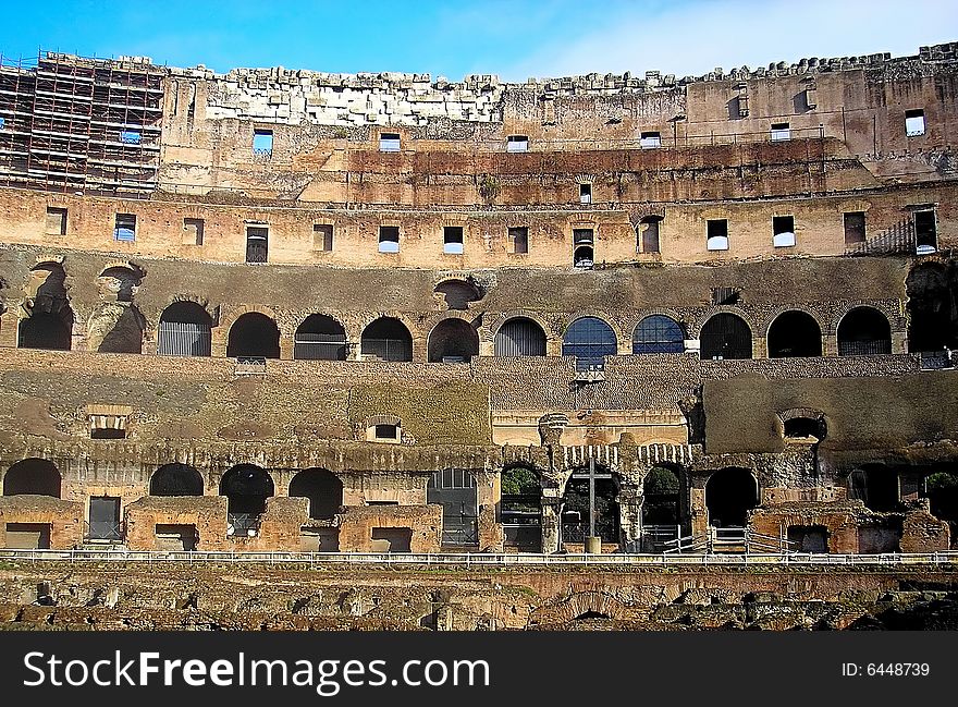 Wall of Coliseum
