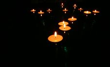 Floating Candles 2 Royalty Free Stock Image