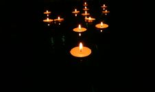 Floating Candles 3 Royalty Free Stock Image