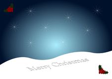 Merry Christmas Snow Hill Stock Photos Merry Christmas Snow Hill Stock Photos