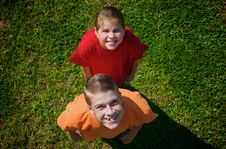 Brother And Sister Royalty Free Stock Image Brother And Sister Royalty Free Stock Image