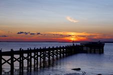 Sunset Pier Stock Images Sunset Pier Stock Images